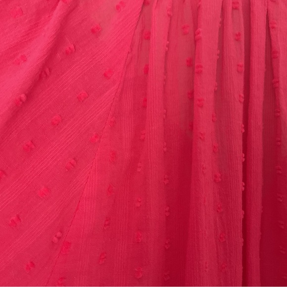 J. Crew Vibrant Coral Eyelet blouse - Picture 5 of 5